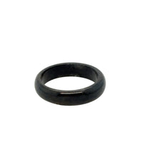 6mm Burmese Black Jadeite Comfort Fit Band