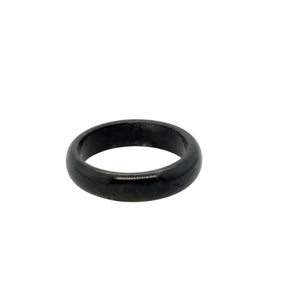 6mm Burmese Black Jadeite Comfort Fit Band