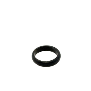 6mm Burmese Black Jadeite Comfort Fit Band