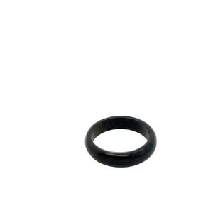 6mm Burmese Black Jadeite Comfort Fit Band