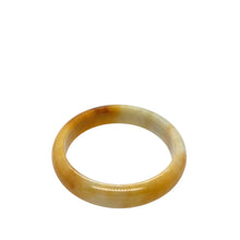 Burmese Honey Orange Jadeite Comfort Fit Bangle