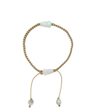 Burmese Jadeite Capture and Release Gourd Silk Bracelet