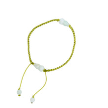 Burmese Jadeite Capture and Release Gourd Silk Bracelet