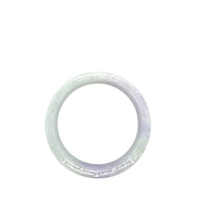 Burmese Lavender Green Jadeite Garden Storyboard 20mm Wide Comfort Fit Bangle