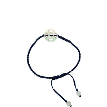 Burmese Jadeite Ancient Coin Men's Silk Bracelet