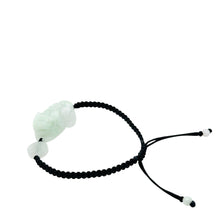 Burmese Jadeite Pei Yao/Pixiu and Coin Silk Bracelet