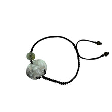 Burmese Jadeite Bat Silk Bracelet