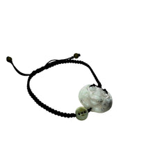 Burmese Jadeite Bat Silk Bracelet