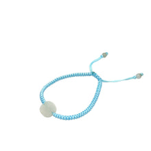 Burmese Jadeite Cherry Blossom Happiness Children's Silk Bracelet