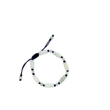 Burmese Jadeite Bamboo Children's Silk Bracelet