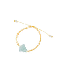 Burmese Jadeite Calla Lily Children's Silk Bracelet