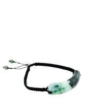 Burmese Emerald Green Jadeite Silk Bracelet