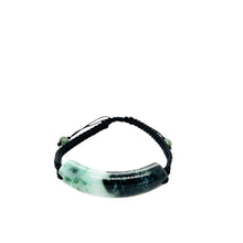 Burmese Emerald Green Jadeite Silk Bracelet
