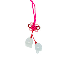 Burmese Icy Jadeite Chubby Feet Charm
