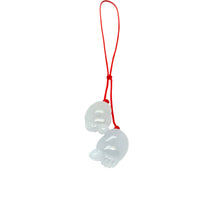 Burmese Icy Jadeite Chubby Feet Charm