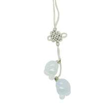 Burmese Icy Jadeite Chubby Feet Charm