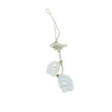 Burmese Icy Jadeite Chubby Feet Charm