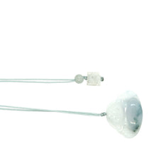 Burmese Jadeite Happy Money Buddha Silk Adjustable Necklace