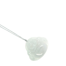 Burmese Jadeite Happy Money Buddha Silk Adjustable Necklace