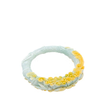 Burmese Honey Gray Green Jadeite Storyboard Garden Bangle