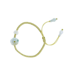 Burmese Jadeite Mini Lotus, Heart, & Treasure Vase Silk Bracelet