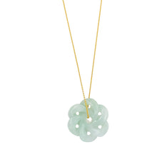 Burmese Jadeite Spirit Wheel Pendant