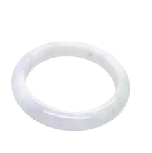 Burmese Pastel Lavender Jadeite Comfort Fit Bangle