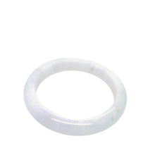 Burmese Pastel Lavender Jadeite Comfort Fit Bangle