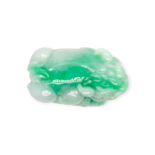 Burmese Apple Green Jadeite Pei Yao Wide Carved Band