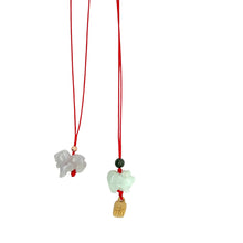 5 Elements, High Karat YG, Burmese Piggy & Sheep Jadeite Ally, Earth, Wood, Fire, Water & Metal Needed to Guide THE RABBIT through 2026