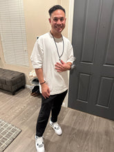 5mm Burmese Black Jadeite Mala Paired w/Gray White Lotus & Feathers