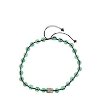 Burmese Jadeite Abacus Paired w/Watermelon Tourmaline Anklet