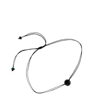 Burmese Black Jadeite Bi Anklet