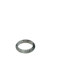 3mm Burmese Icy Black Jadeite Comfort Fit Band