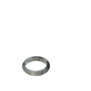 3mm Burmese Icy Black Jadeite Comfort Fit Band