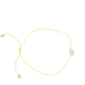 Burmese Jadeite 'Focus' Bead Anklet