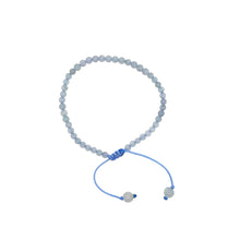 LIMITED ~ 3mm Burmese Icy Blue Jadeite Silk Bracelet