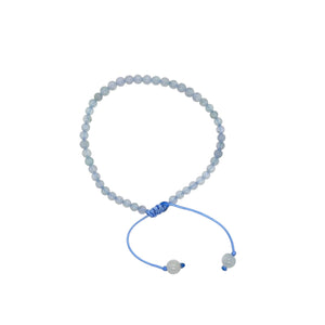 LIMITED ~ 3mm Burmese Icy Blue Jadeite Silk Bracelet