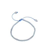 LIMITED ~ 3mm Burmese Icy Blue Jadeite Silk Bracelet