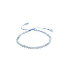 LIMITED ~ 3mm Burmese Icy Blue Jadeite Silk Bracelet