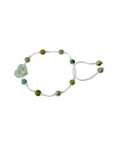 Burmese Jadeite 'Open to Love, Love, Love, Happiness' Silk Bracelet