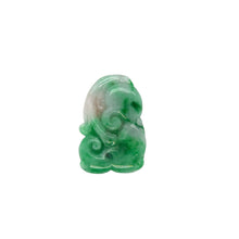 Burmese Apple Green Jadeite Ruyi Storyboard Carving
