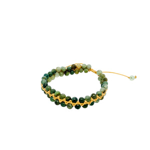 Burmese Jadeite Using Strategy & Creative Knowledge in the Year of the Yin Wood Snake 2025 Silk Bracelet