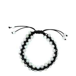Burmese Jadeite Using Strategy & Creative Knowledge in the Year of the Yin Wood Snake 2025 Silk Bracelet