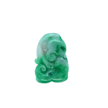 Burmese Apple Green Jadeite Ruyi Storyboard Carving