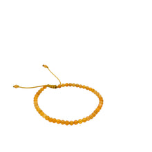 LIMITED ~ 3mm Burmese Orange Jadeite Silk Bracelet