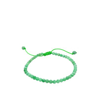 LIMITED ~ 3mm Burmese Apple Green Jadeite Silk Bracelet