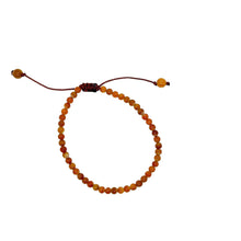LIMITED ~ 3mm Burmese Bi Color Red Jadeite Silk Bracelet