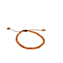 LIMITED ~ 3mm Burmese Bi Color Red Jadeite Silk Bracelet