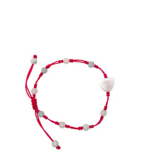 Burmese Jadeite 'Self Love, Self Care, Happiness' Silk Bracelet